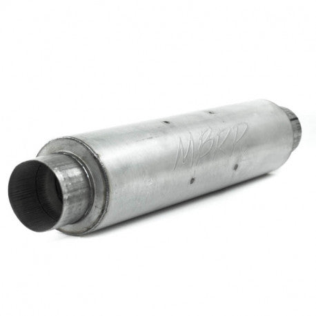 MBRP M1004A - 4 Inch Inlet/Outlet Quiet Tone Exhaust Muffler 24 Inch Body 6 Inch Diameter 30 Inch Overall Aluminized Steel MBRP 2