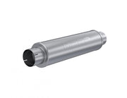 MBRP M1004A - 4 Inch Inlet/Outlet Quiet Tone Exhaust Muffler 24 Inch Body 6 Inch Diameter 30 Inch Overall Aluminized Steel MBRP 1