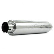 MBRP M1004S - 4 Inch Inlet/Outlet Quiet Tone Exhaust Muffler 24 Inch Body 6 Inch Diameter 30 Inch Overall T409 Stainless Steel MBRP 2