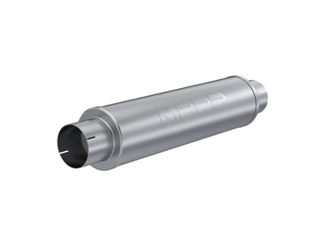 MBRP M1004S - 4 Inch Inlet/Outlet Quiet Tone Exhaust Muffler 24 Inch Body 6 Inch Diameter 30 Inch Overall T409 Stainless Steel MBRP 1