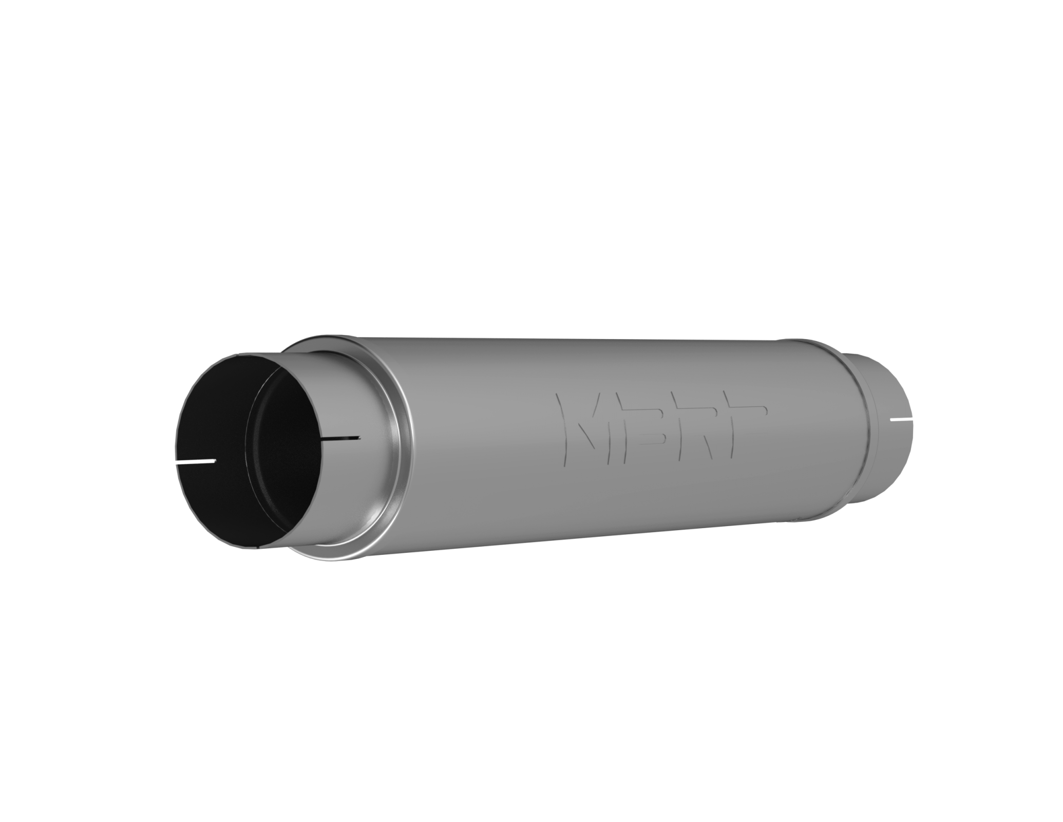 MBRP M2050 - Exhaust Muffler Armor Lite Series Universal 5 Inch Inlet/Outlet Muffler MBRP 1