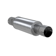 MBRP M20681 - Muffler 4 Inlet /Outlet 24 Inch Body 30 Inch Overall Aluminized Steel MBRP 1
