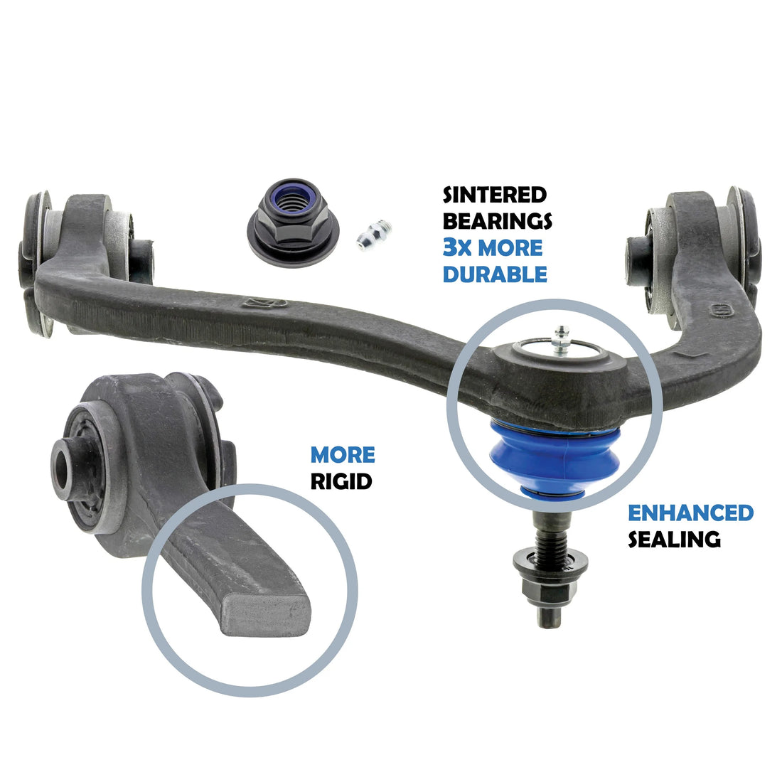 Mevotech Original Grade GK80306 2006-2022 Ford Expedition Suspension Control Arm and Ball Joint Assembly