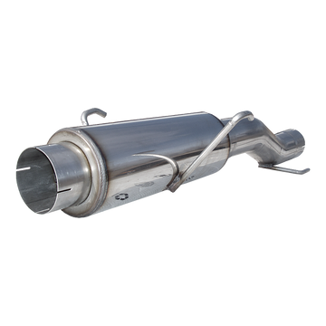 MBRP MK96116 - High-Flow Muffler Assembly T409 Stainless Steel For 04-07 Dodge Ram Cummins 600/610 fits to stock only MBRP 1