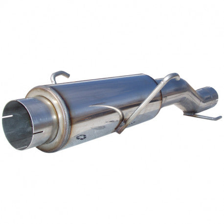 MBRP MK96116 - High-Flow Muffler Assembly T409 Stainless Steel For 04-07 Dodge Ram Cummins 600/610 fits to stock only MBRP 2