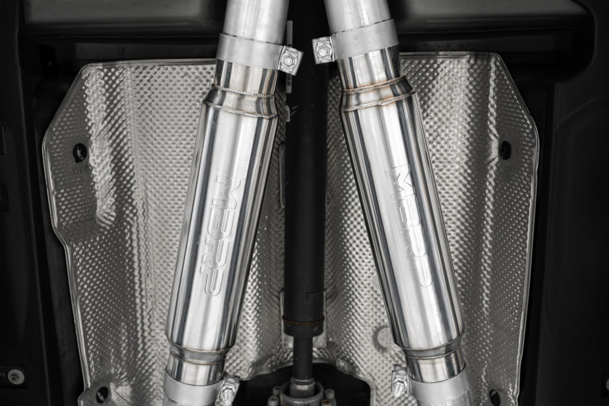 MBRP MS7114 - Armor Pro T304 Stainless Steel 3 Inch Resonators Race to Street Profile Conversion Kit For S7114, S7116 and S7118 15-23 Dodge Challenger MBRP 4