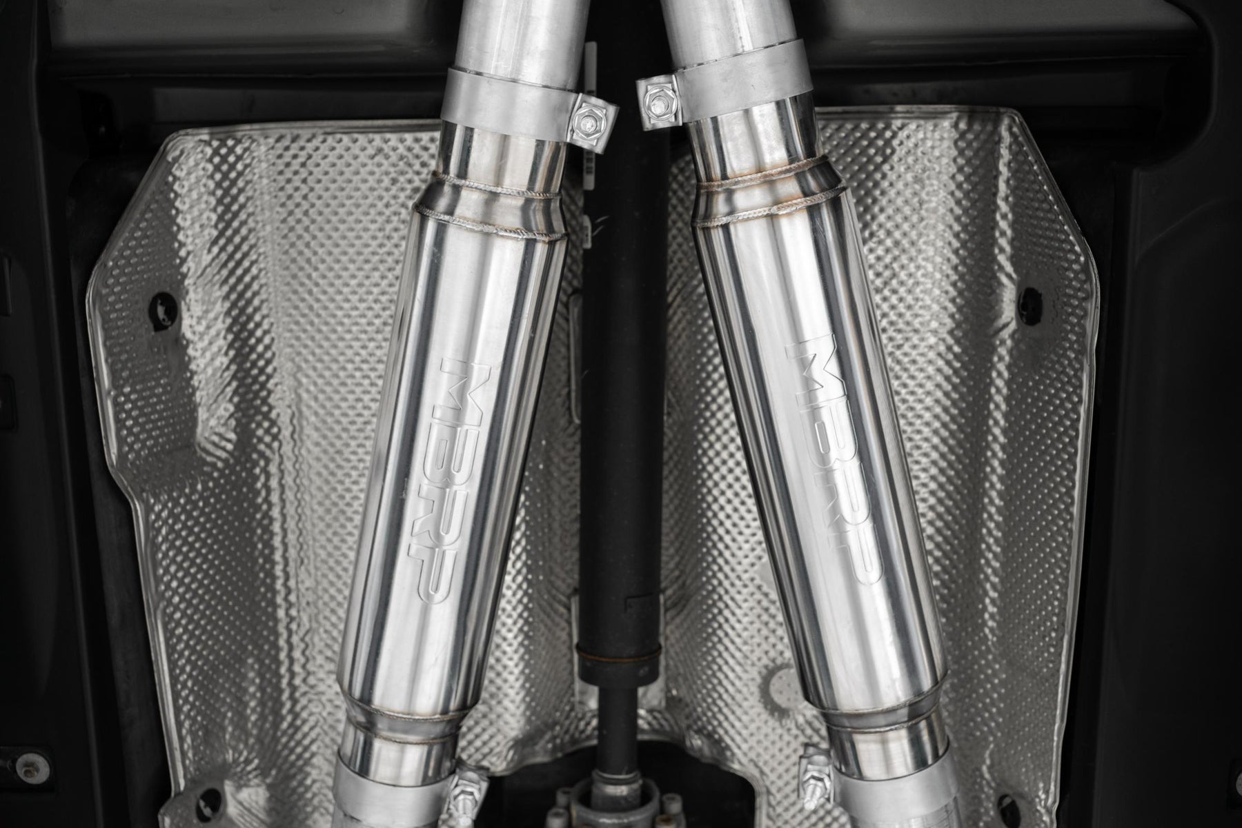 MBRP MS7114 - Armor Pro T304 Stainless Steel 3 Inch Resonators Race to Street Profile Conversion Kit For S7114, S7116 and S7118 15-23 Dodge Challenger MBRP 4