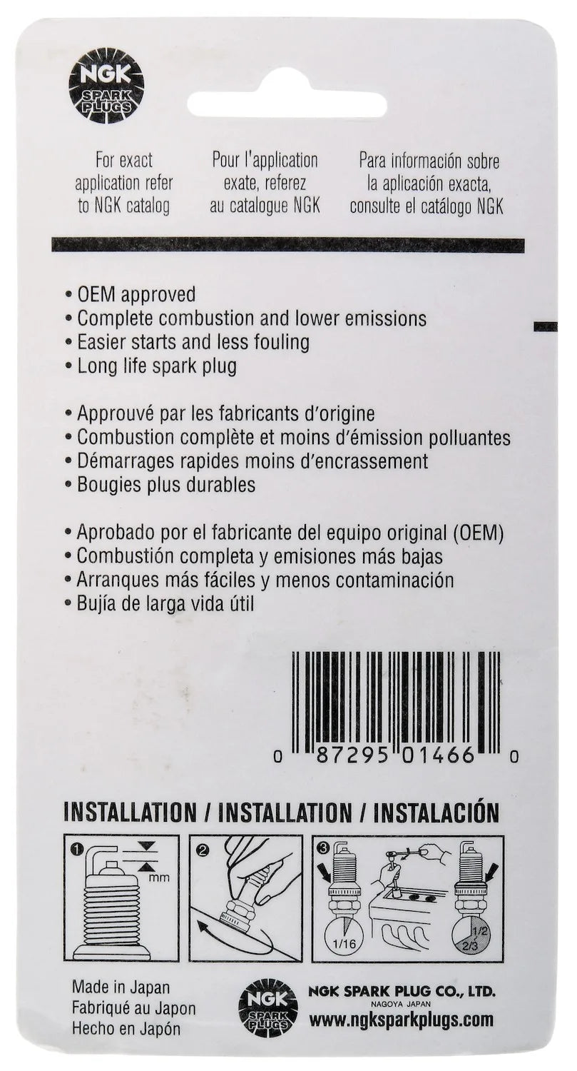 NGK 1466 2007-2011 Yamaha BR250T Bravo Spark Plug
