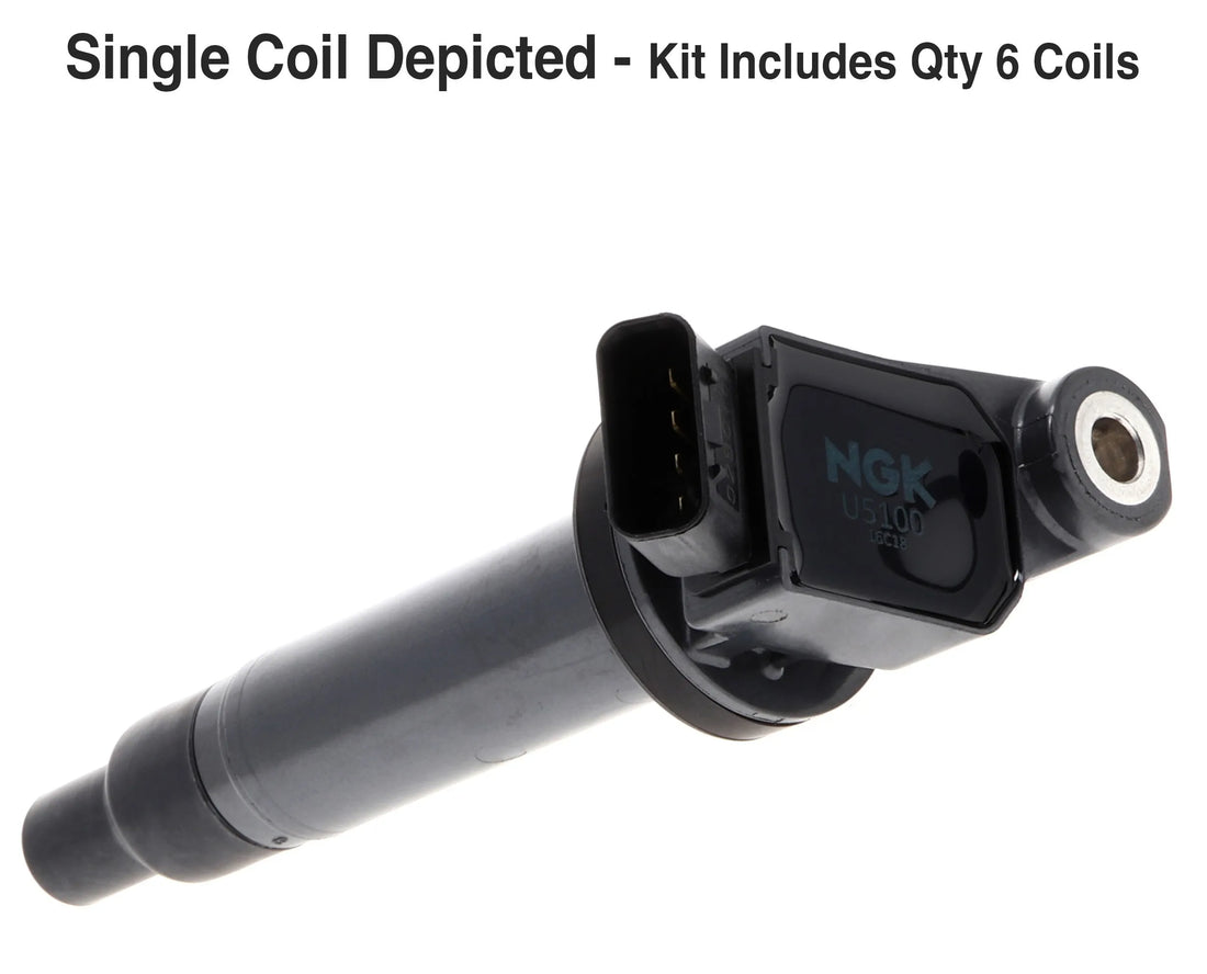 NGK 49178 COP (Pencil Type) Ignition Coil Multi-Pack (Qty 6)