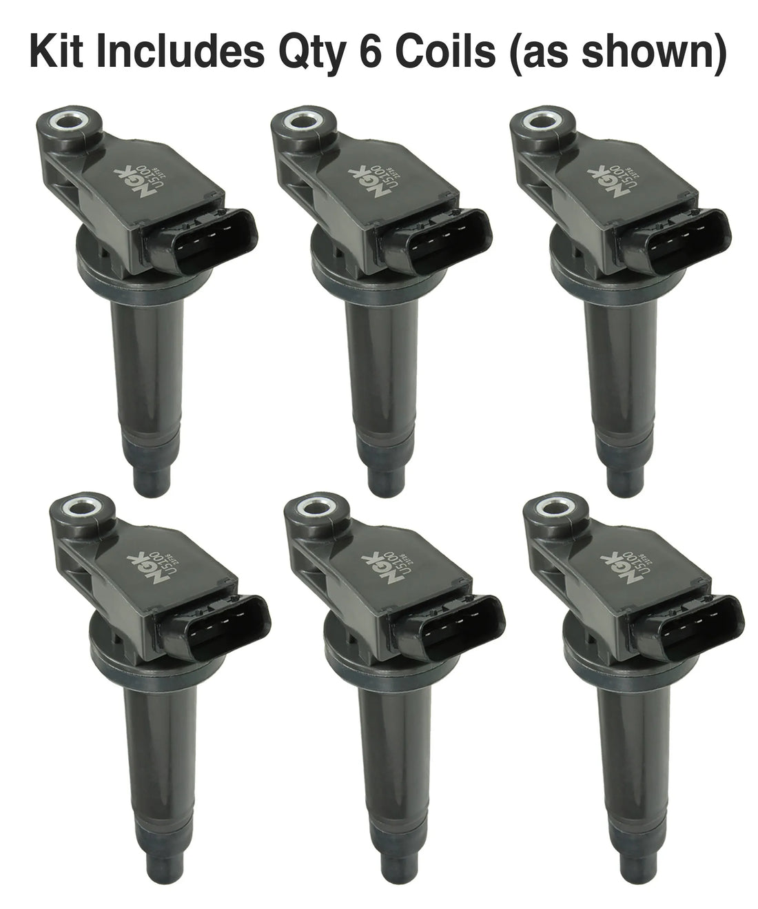 NGK 49178 COP (Pencil Type) Ignition Coil Multi-Pack (Qty 6)