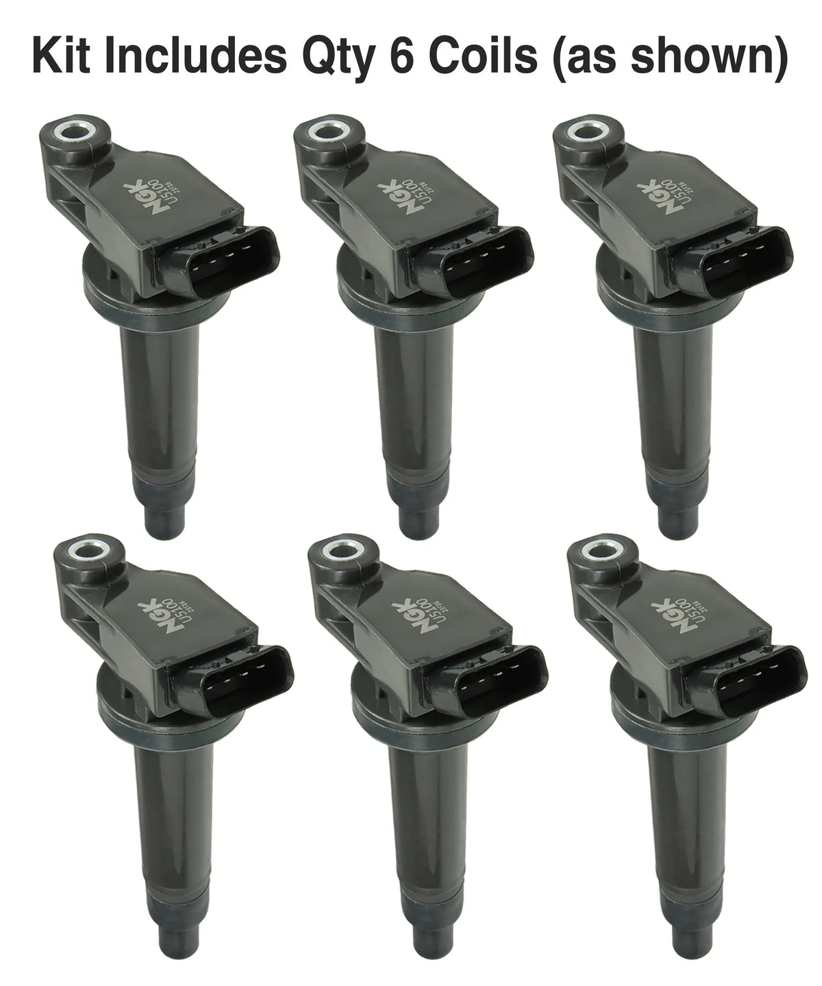 NGK 49178 COP (Pencil Type) Ignition Coil Multi-Pack (Qty 6)