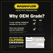 MagnaFlow Exhaust Products 51807 OEM Grade premium catalytic converter for 2007-2010 BMW X3, view 4
