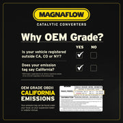 MagnaFlow Exhaust Products NA MagnaFlow Exhaust Products 280230 - OEM Grade Direct-Fit Catalytic Converter