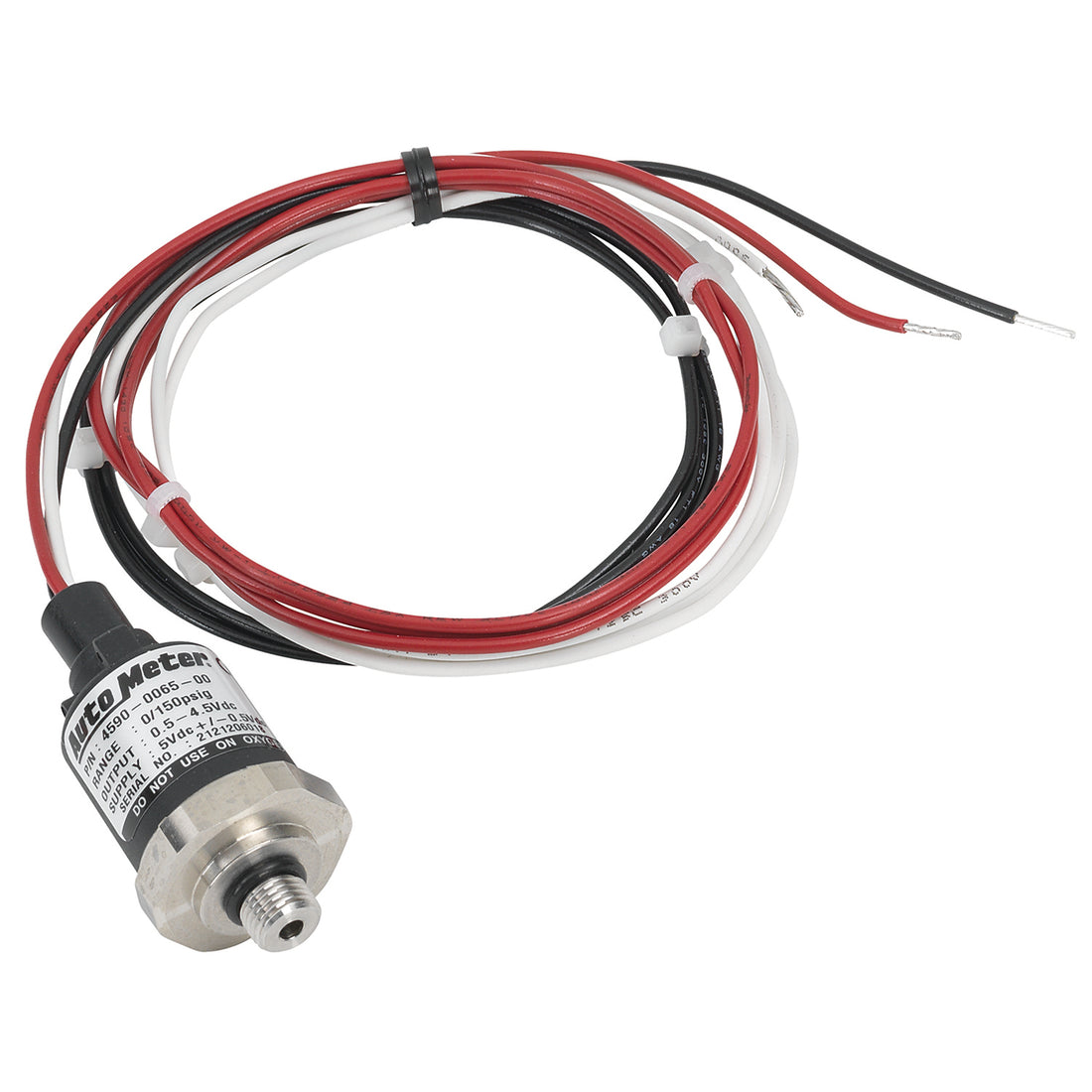 AutoMeter P13124 - SENSOR, PRESSURE, SPEK-PRO, 0-150 PSI, 3/8"-24, ASHCROFT 3
