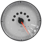 AutoMeter P239228 - GAUGE, TACHOMETER, 5", 11K RPM, W/SHIFT LIGHT & PEAK MEM, SILVER/BLACK, SPEK-PRO 3