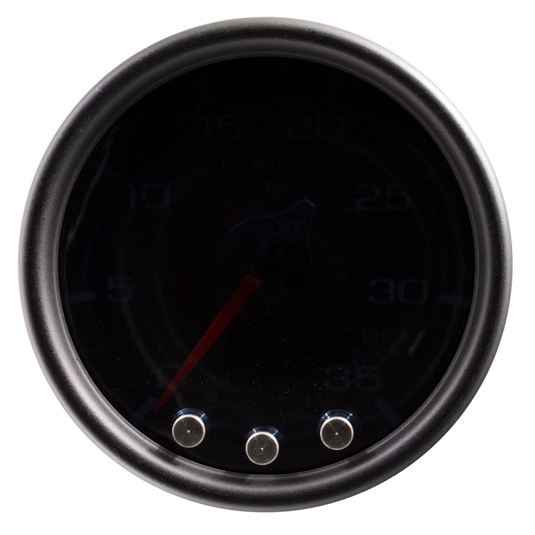 AutoMeter P30352 - GAUGE, BOOST, 2 1/16", 35PSI, STEPPER MOTOR W/PEAK & WARN, BLK/SMOKE//BLK, SPEK 4
