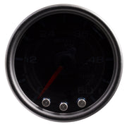 AutoMeter P30452 - GAUGE, BOOST, 2 1/16", 60PSI, STEPPER MOTOR W/PEAK & WARN, BLK/SMOKE/BLACK, SPEK 4