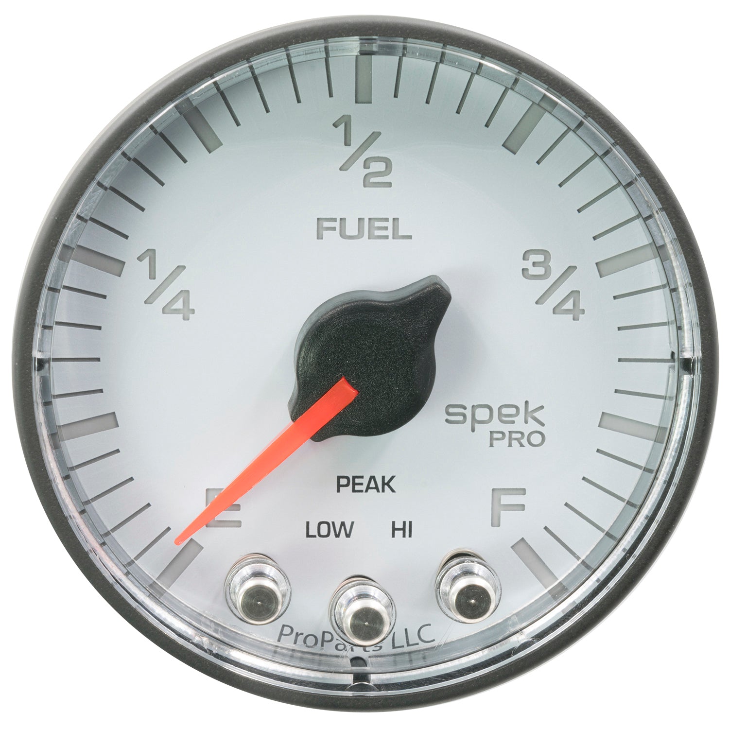 AutoMeter P312128 - GAUGE, FUEL LEVEL, 2 1/16", 0-270O PROGRAMMABLE, WHT/BLK, SPEK-PRO 5