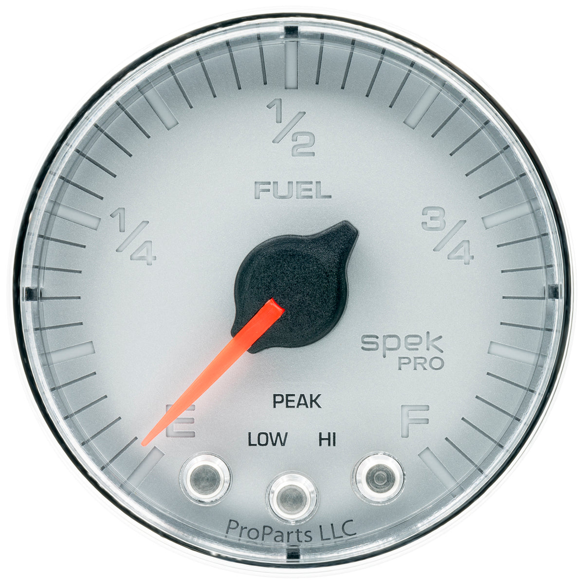 AutoMeter P312218 - GAUGE, FUEL LEVEL, 2 1/16", 0-270O PROGRAMMABLE, SLVR/CHRM, SPEK-PRO 1