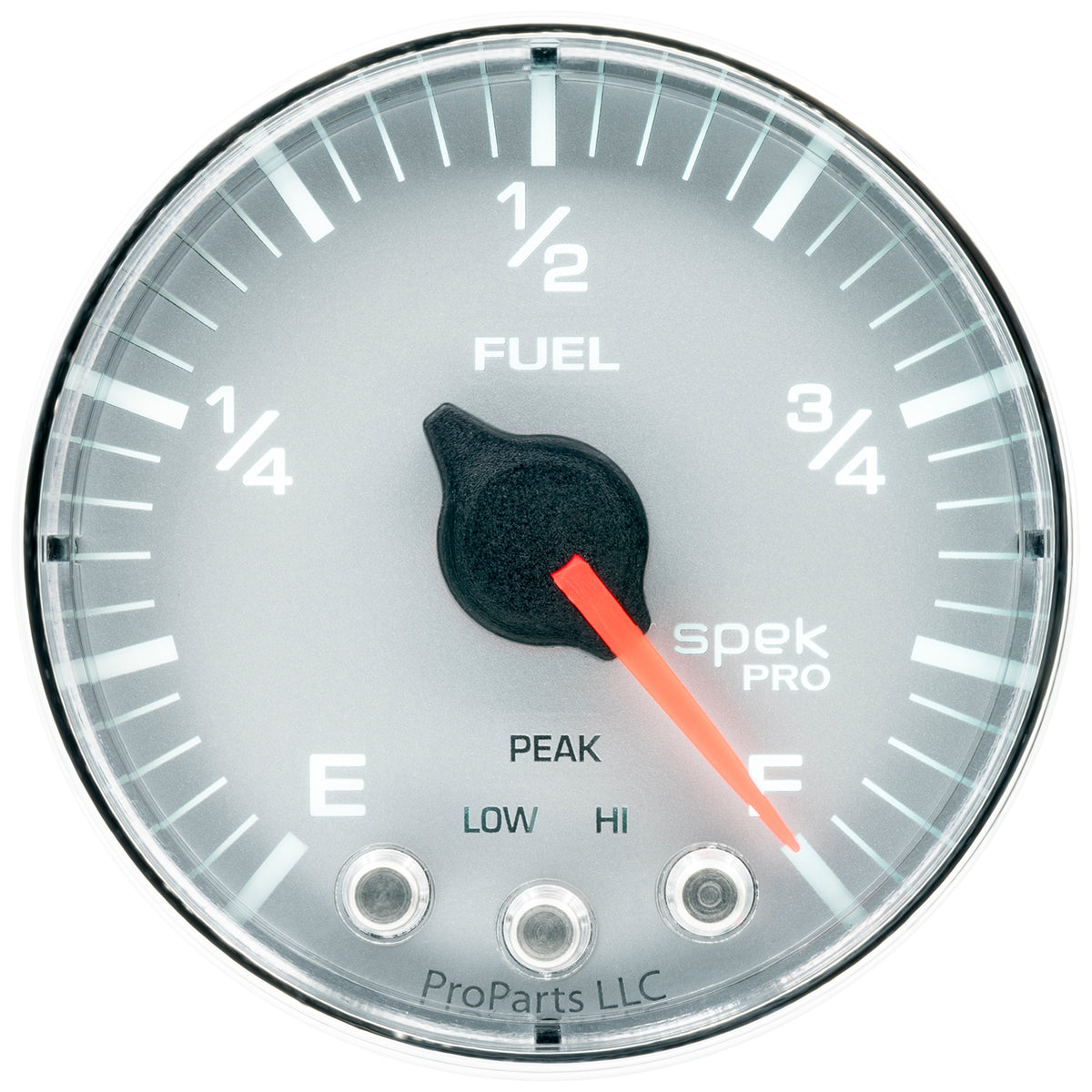 AutoMeter P312218 - GAUGE, FUEL LEVEL, 2 1/16", 0-270O PROGRAMMABLE, SLVR/CHRM, SPEK-PRO 2