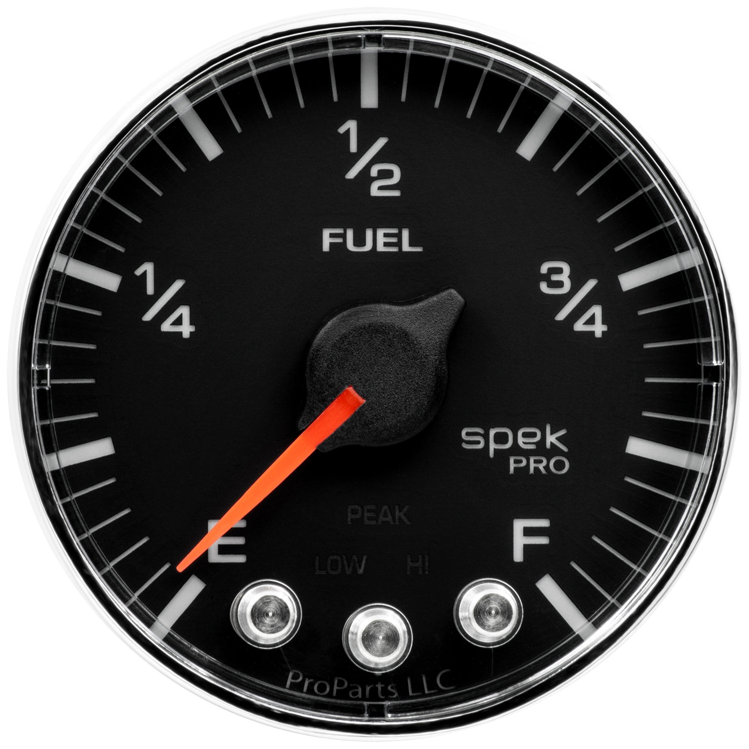 AutoMeter P312318 - GAUGE, FUEL LEVEL, 2 1/16", 0-270O PROGRAMMABLE, BLK/CHRM, SPEK-PRO 5