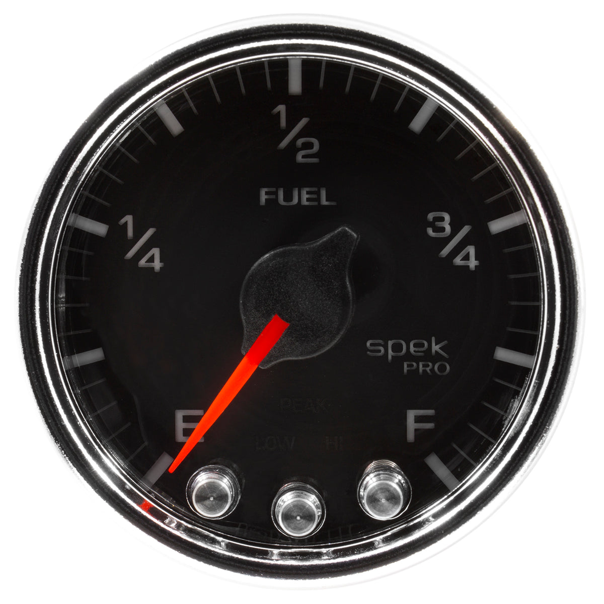AutoMeter P31231 - GAUGE, FUEL LEVEL, 2 1/16", 0-270O PROGRAMMABLE, BLK/CHRM, SPEK-PRO 5