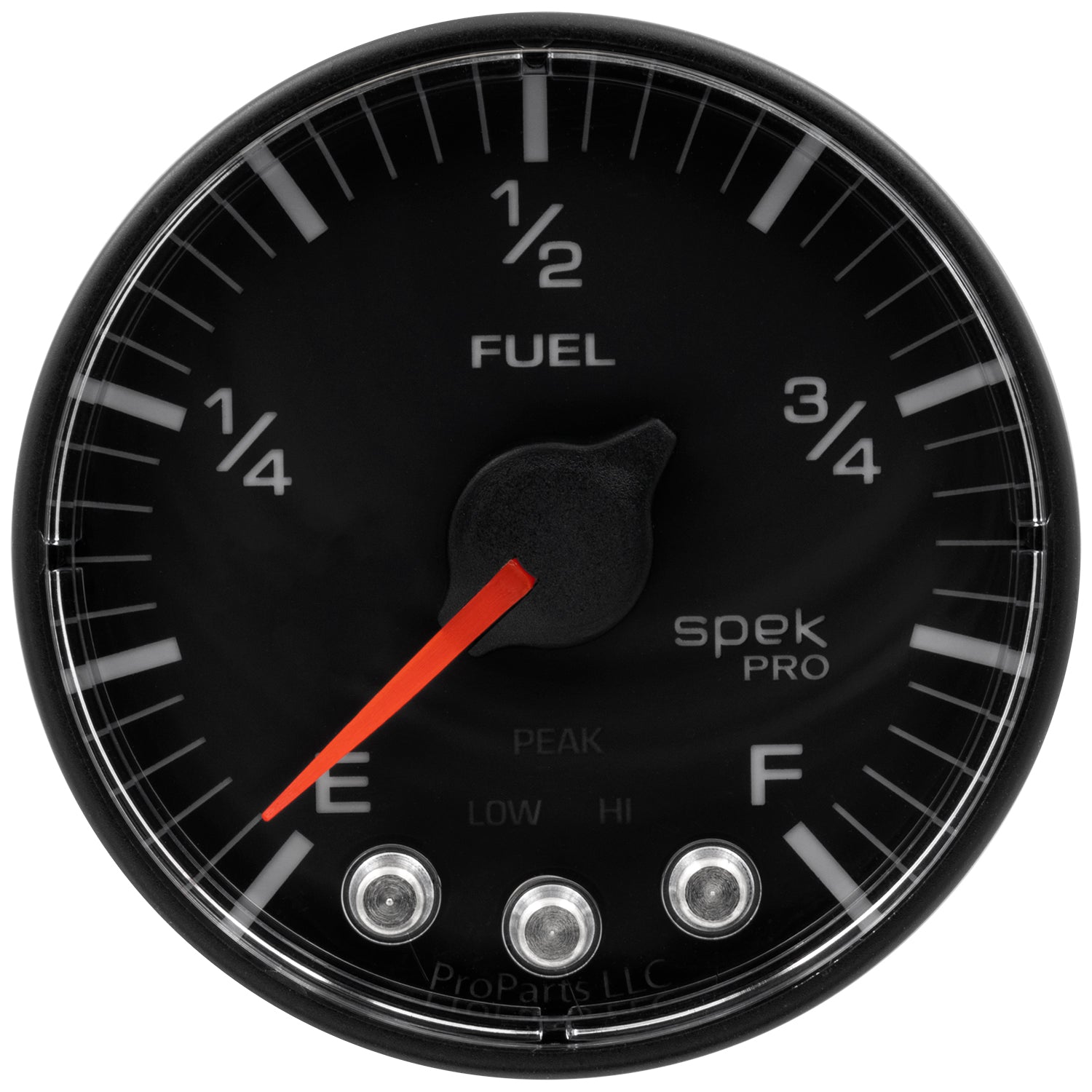 AutoMeter P312328 - GAUGE, FUEL LEVEL, 2 1/16", 0-270O PROGRAMMABLE, BLK/BLK, SPEK-PRO 6