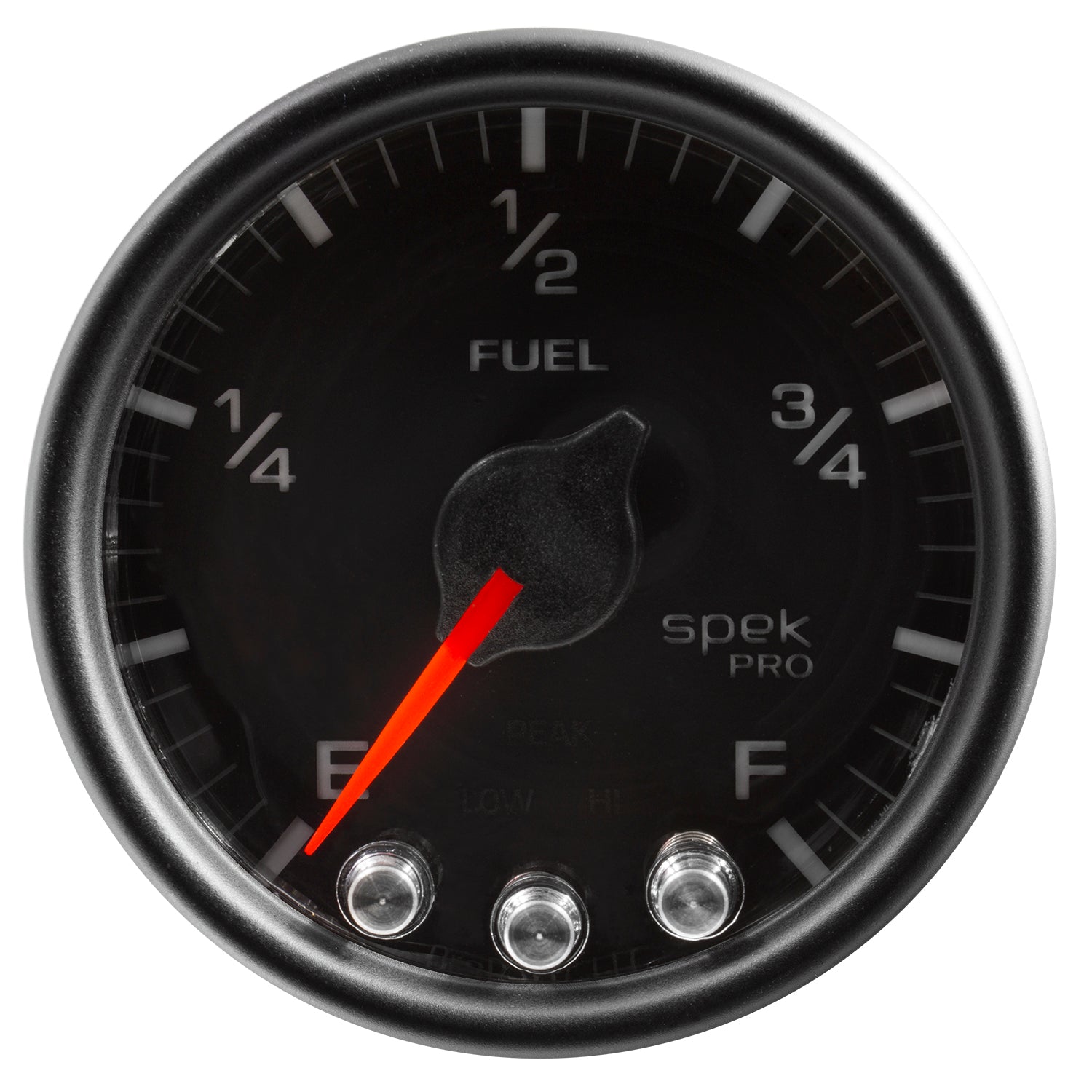 AutoMeter P31232 - GAUGE, FUEL LEVEL, 2 1/16", 0-270O PROGRAMMABLE, BLK/BLK, SPEK-PRO 4