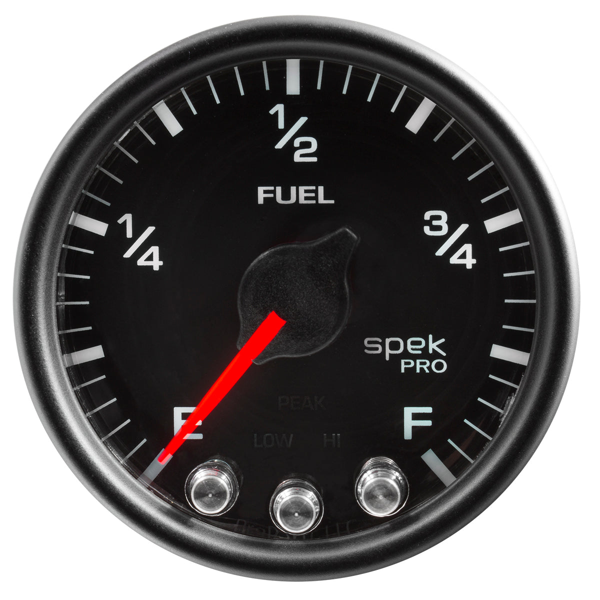 AutoMeter P31232 - GAUGE, FUEL LEVEL, 2 1/16", 0-270O PROGRAMMABLE, BLK/BLK, SPEK-PRO 3