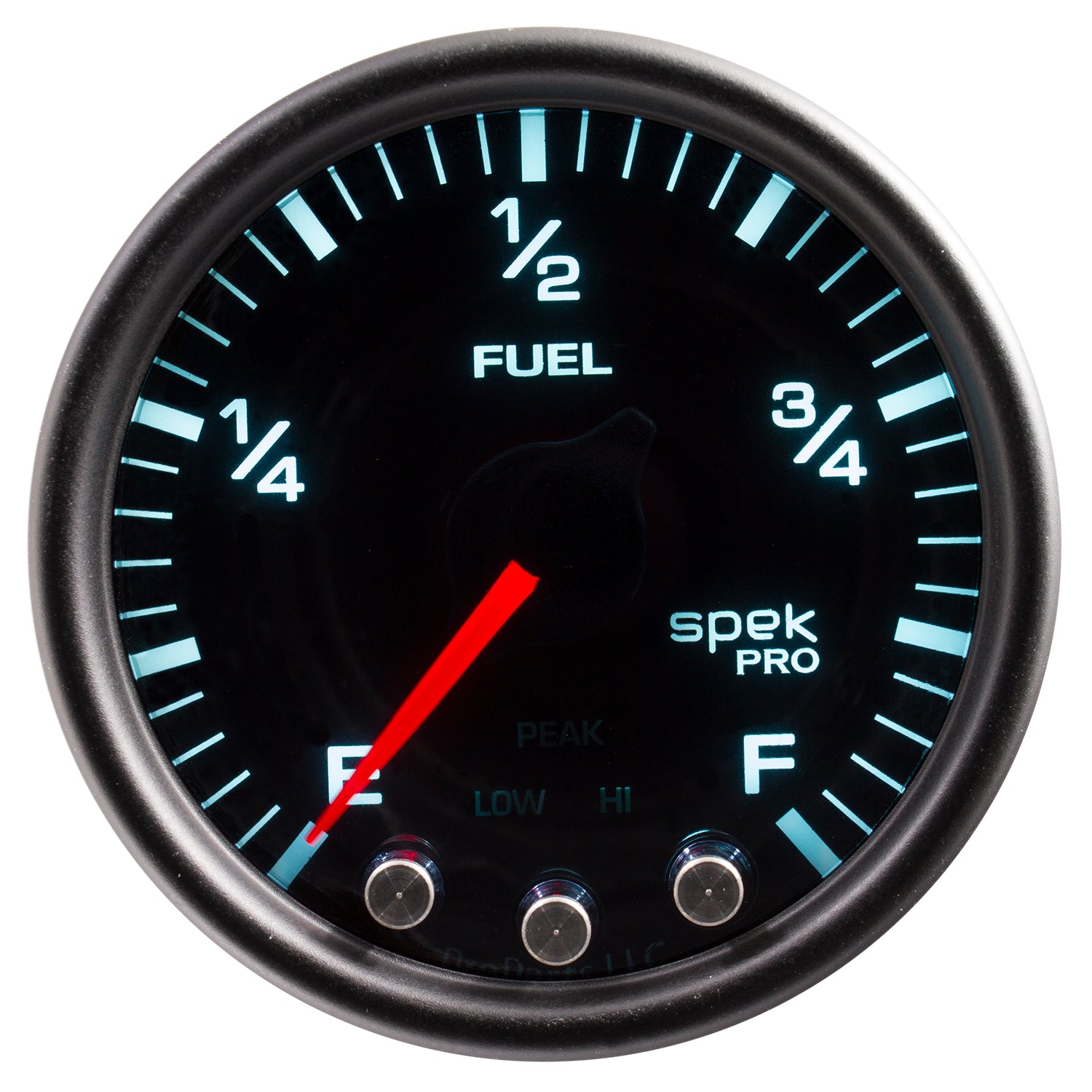 AutoMeter P31252 - GAUGE, FUEL LEVEL, 2 1/16", 0-270O PROGRAMMABLE, BLK/SMOKE/BLK, SPEK-PRO 3