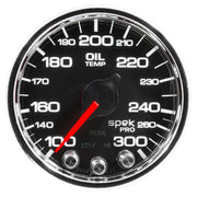 AutoMeter P32231 - GAUGE, OIL TEMP, 2 1/16", 300?F, STEPPER MOTOR W/PEAK & WARN, BLK/CHRM, SPEK-PRO 3