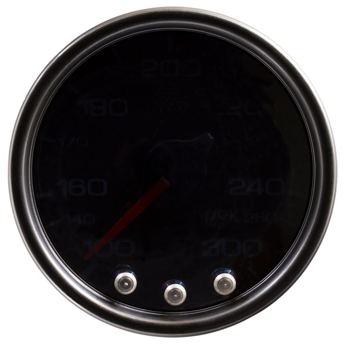 AutoMeter P32252 - GAUGE, OIL TEMP, 2 1/16", 300?F, STEPPER MOTOR W/PEAK & WARN, BLK/SMKE/BLK, SPEK 4