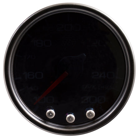 AutoMeter P32252 - GAUGE, OIL TEMP, 2 1/16", 300?F, STEPPER MOTOR W/PEAK & WARN, BLK/SMKE/BLK, SPEK 4