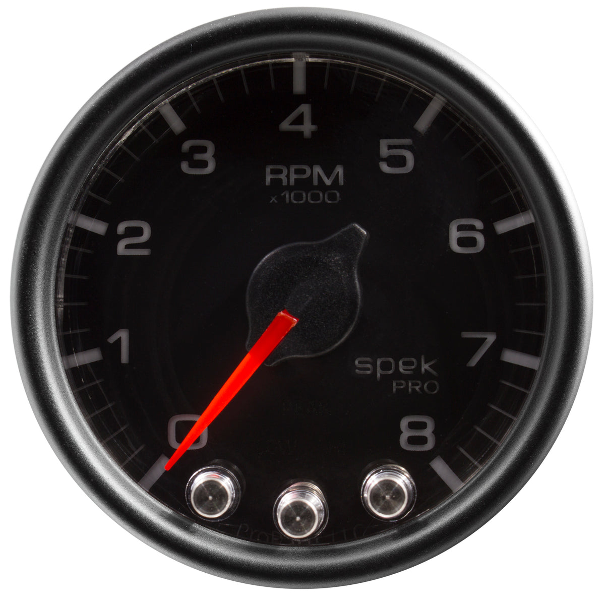 AutoMeter P33432 - GAUGE, TACH, 2 1/16", 8K RPM, W/ SHIFT LIGHT & PEAK MEM, BLK/BLK, SPEK-PRO 5