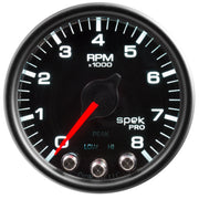 AutoMeter P33432 - GAUGE, TACH, 2 1/16", 8K RPM, W/ SHIFT LIGHT & PEAK MEM, BLK/BLK, SPEK-PRO 3