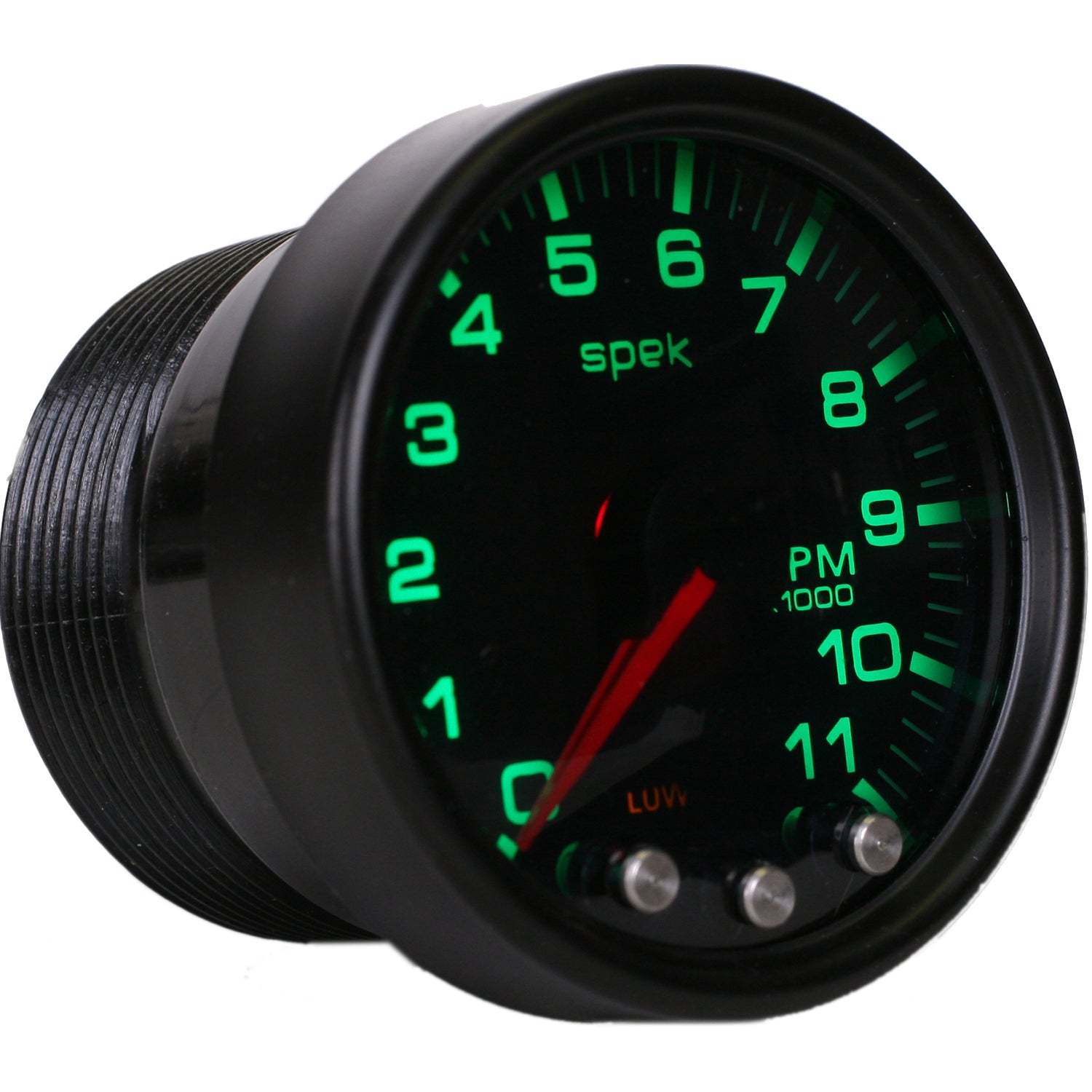 AutoMeter P33652 - GAUGE, TACH, 2 1/16", 11K RPM, W/ SHIFT LIGHT & PEAK MEM, BLK/SMKE/BLK, SPEK-PRO 3