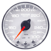 AutoMeter P34211 - GAUGE, TRANS TEMP, 2 1/16", 300?F, STEPPER MOTOR W/PK & WRN, WHT/CHRM, SPEK-PRO 3