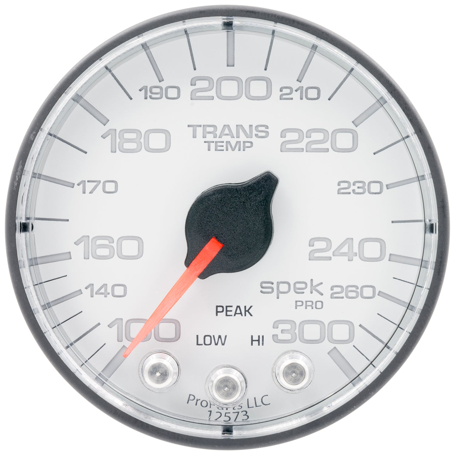 AutoMeter P342128 - GAUGE, TRANS TEMP, 2 1/16", 300?F, STEPPER MOTOR W/PK & WRN, WHT/BLK, SPEK-PRO 3