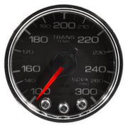 AutoMeter P34231 - GAUGE, TRANS TEMP, 2 1/16", 300?F, STEPPER MOTOR W/PK & WRN, BLK/CHRM, SPEK-PRO 4