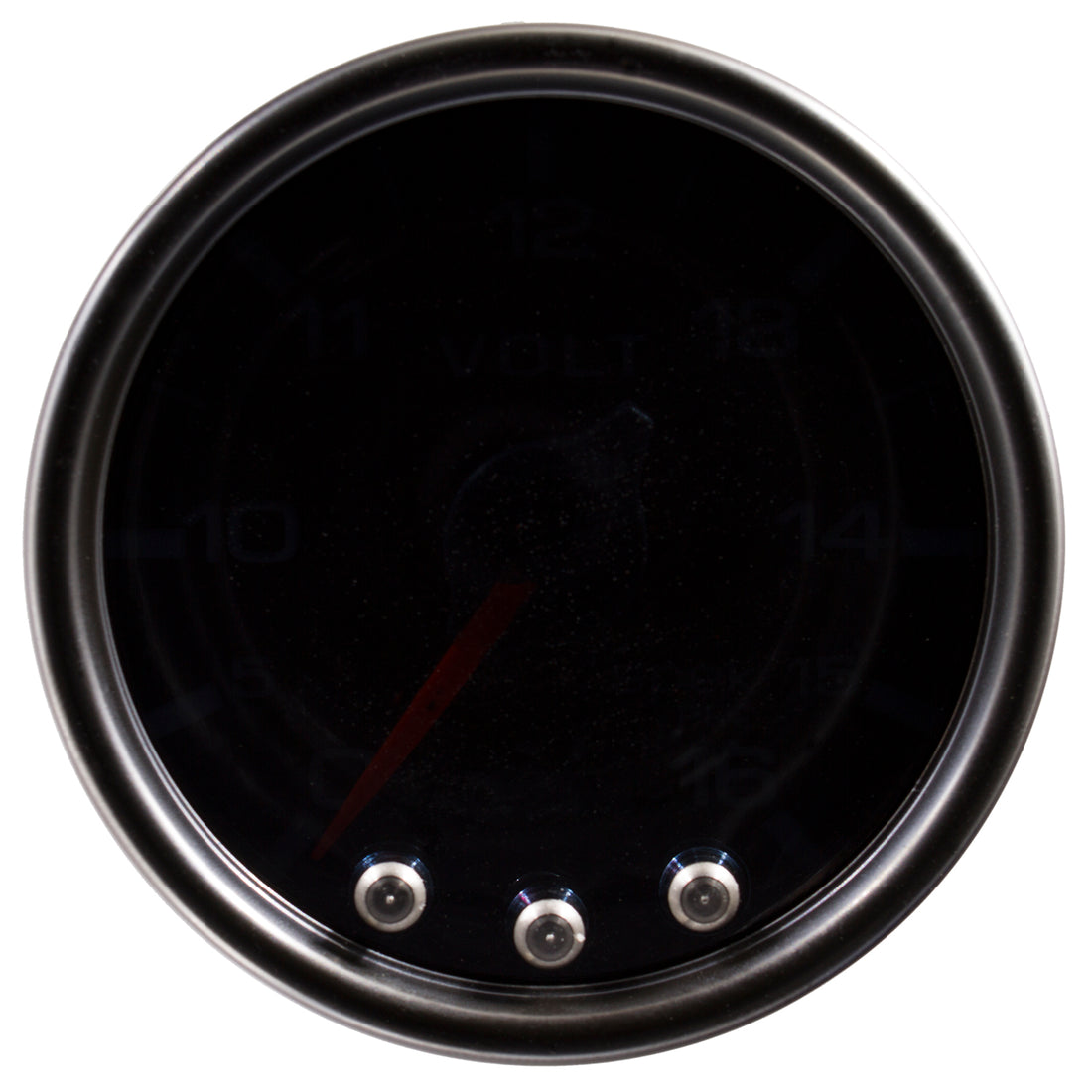 AutoMeter P34452 - GAUGE, VOLTMETER, 2 1/16", 16V, STEPPER MOTOR W/PEAK & WARN, BLK/SMOKE/BLK, SPEK 4