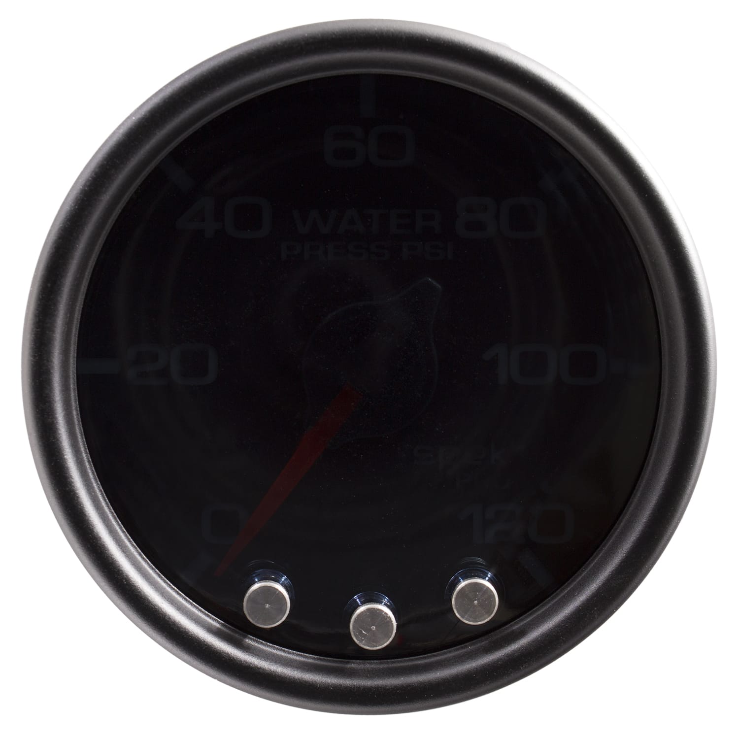 AutoMeter Body AutoMeter P34552 - GAUGE, WATER PRESS, 2 1/16", 120PSI, STEPPER MTR W/PK & WRN, BLK/SMOKE/BLK, SPEK