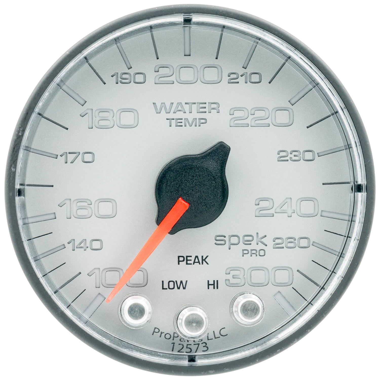 AutoMeter P346228 - GAUGE, WATER TEMP, 2 1/16", 300?F, STEPPER MOTOR W/PEAK & WARN, SLVR/BLK, SPEK 3