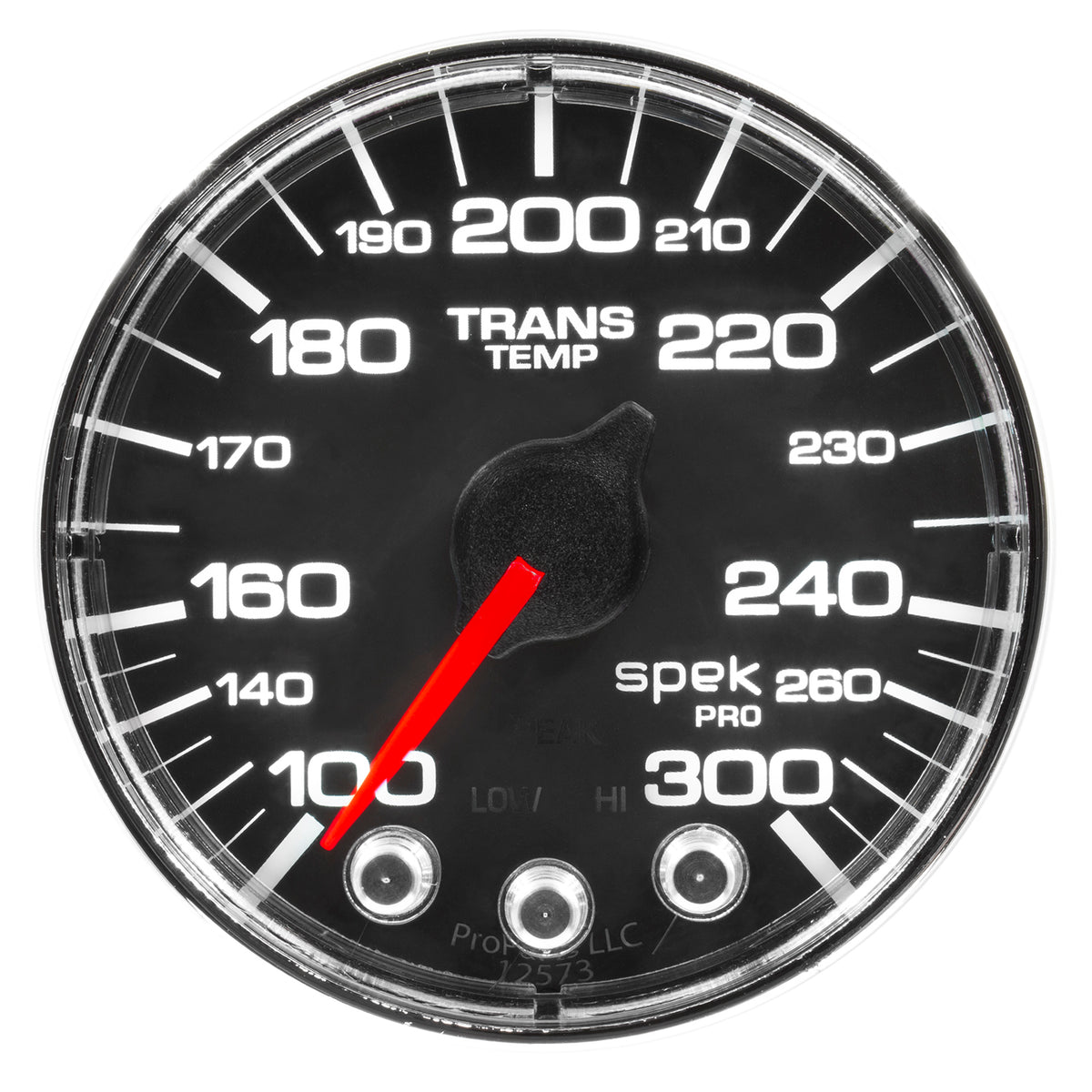AutoMeter P346318 - GAUGE, WATER TEMP, 2 1/16", 300?F, STEPPER MOTOR W/PEAK & WARN, BLK/CHRM, SPEK 3