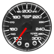 AutoMeter P346318 - GAUGE, WATER TEMP, 2 1/16", 300?F, STEPPER MOTOR W/PEAK & WARN, BLK/CHRM, SPEK 3
