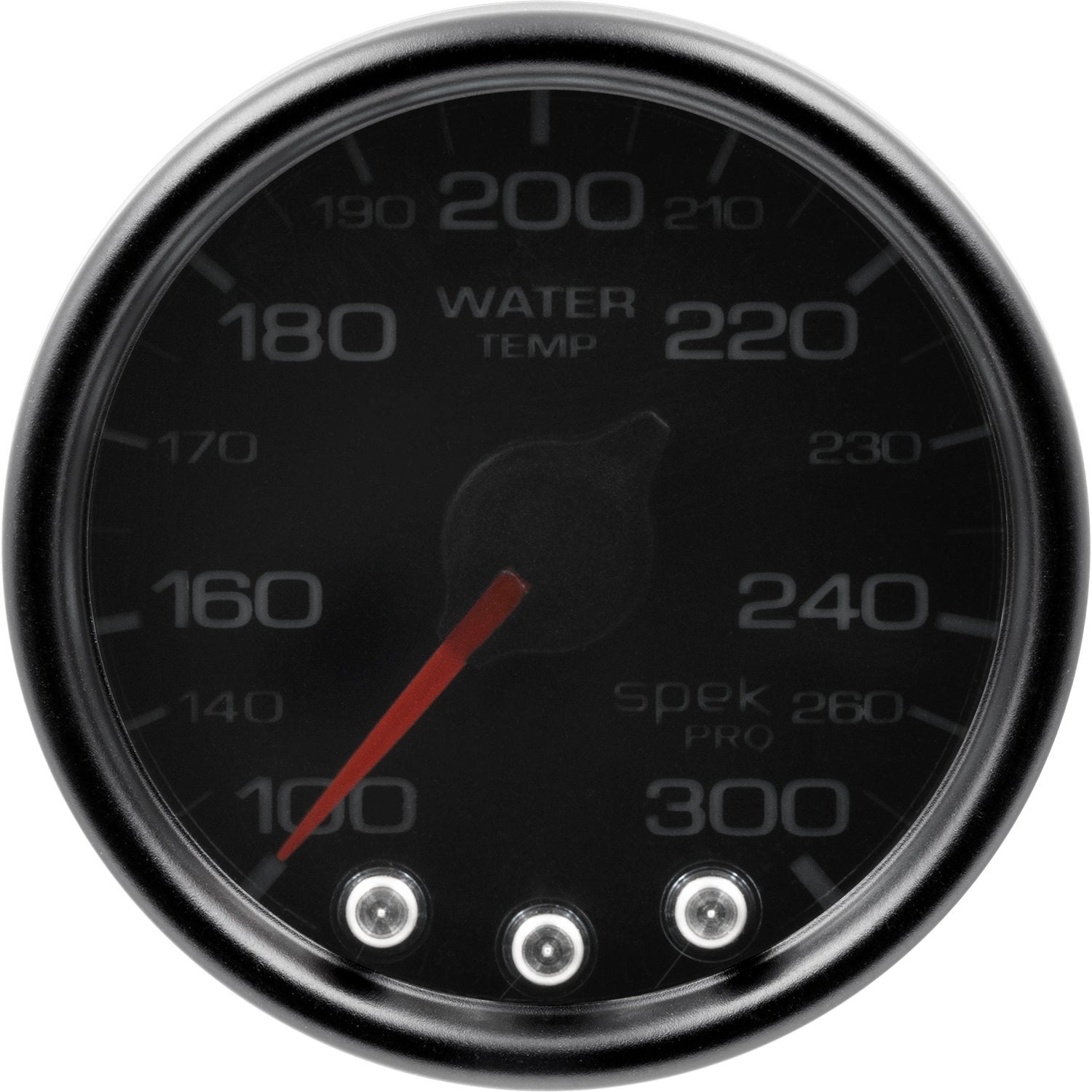 AutoMeter P34652 - GAUGE, WATER TEMP, 2 1/16", 300?F, STEPPER MOTOR W/PK & WARN, BLK/SMKE/BLK, SPEK 1