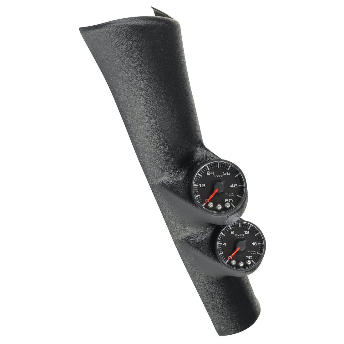 AutoMeter P72000 - DIESEL GAUGE KIT, A-PILLAR, RAM 98-02, BOOST/EGT, 60PSI/2000?F, BLK, SPEK-PRO 3