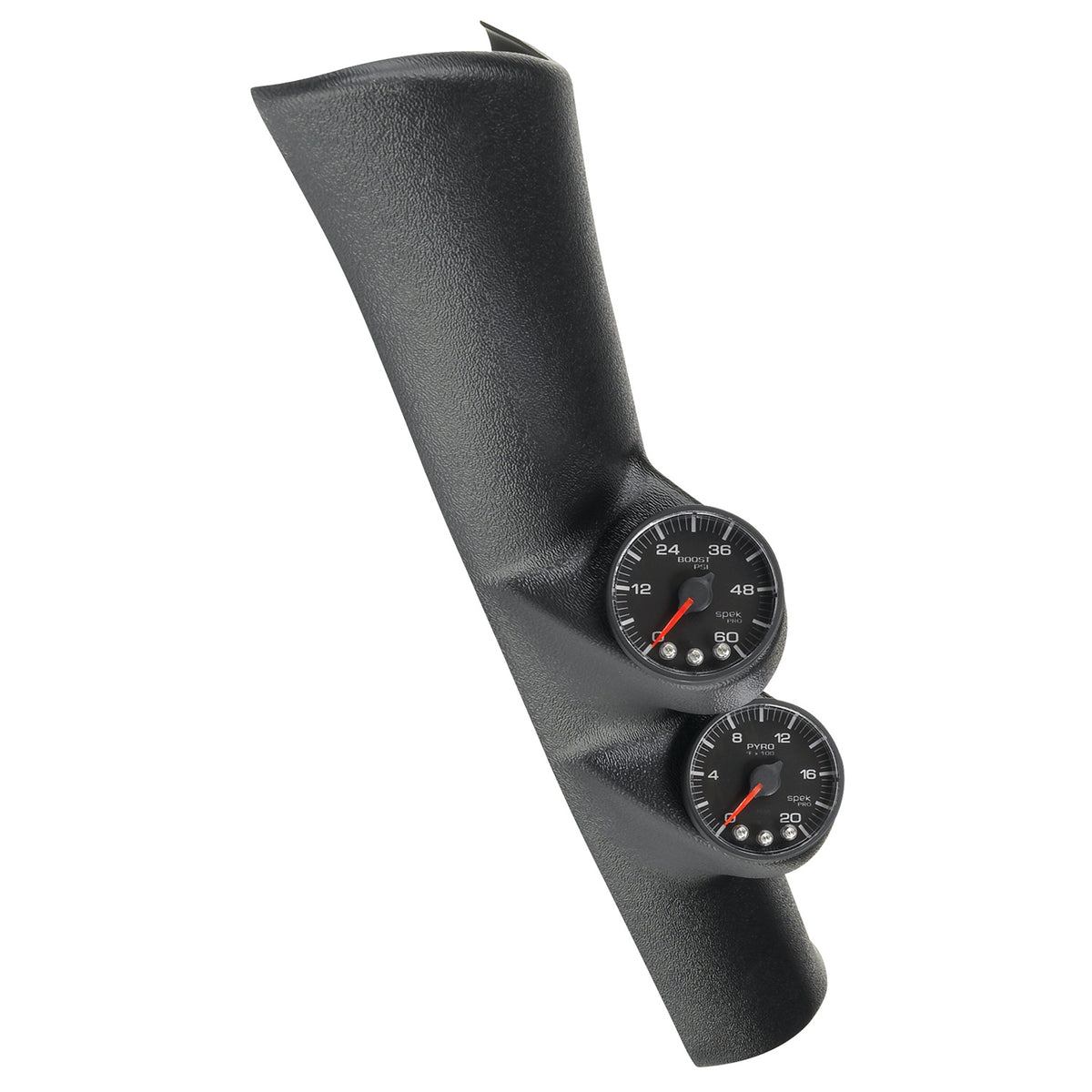 AutoMeter P72000 - DIESEL GAUGE KIT, A-PILLAR, RAM 98-02, BOOST/EGT, 60PSI/2000?F, BLK, SPEK-PRO 3