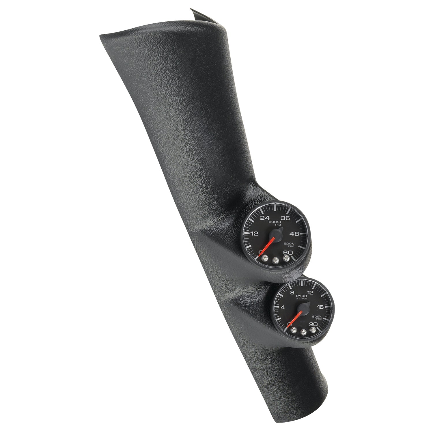 AutoMeter P72000 - DIESEL GAUGE KIT, A-PILLAR, RAM 98-02, BOOST/EGT, 60PSI/2000?F, BLK, SPEK-PRO 3