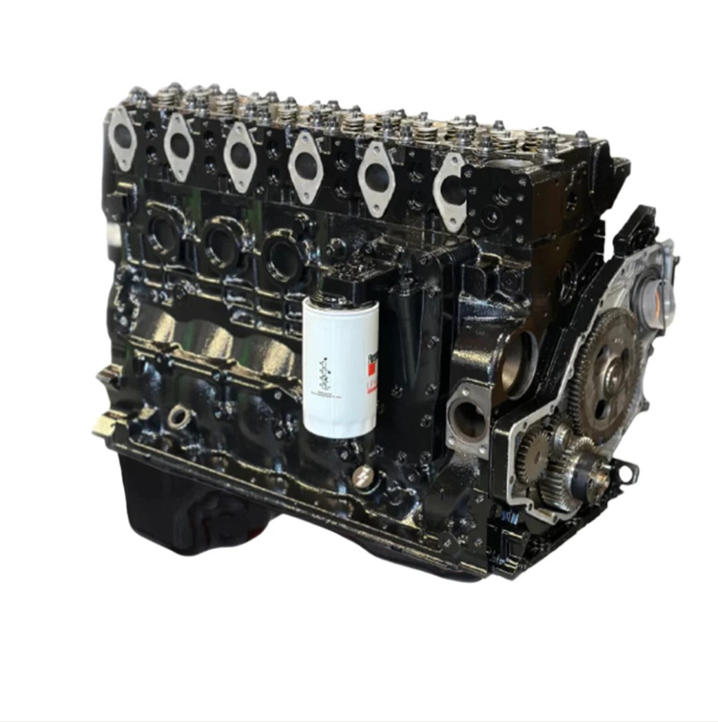 Industrial Injection PDM-59STKLB-3HS - 5.9L Cummins CR Stock Long Block w/ Head Studs (2003-2004) 1