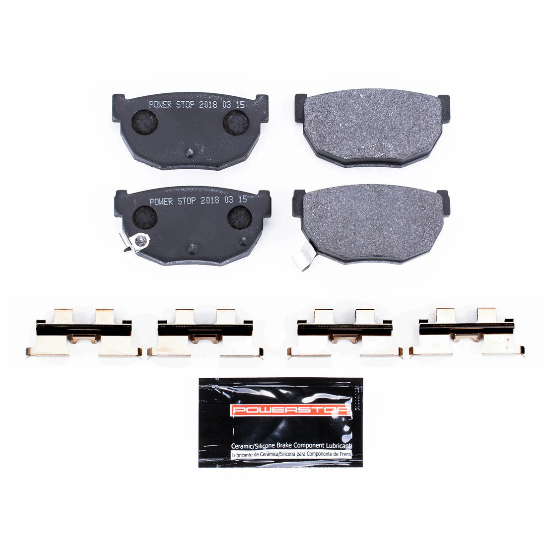 Power Stop PSA-230 1989-1998 Nissan 240SX Disc Brake Pad Set